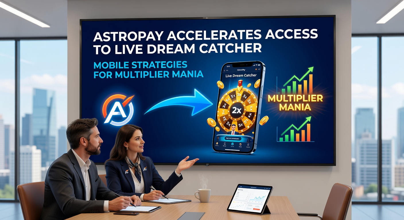Mobile screen showing AstroPay deposit confirmation leading into Live Dream Catcher multiplier round with exploding payouts