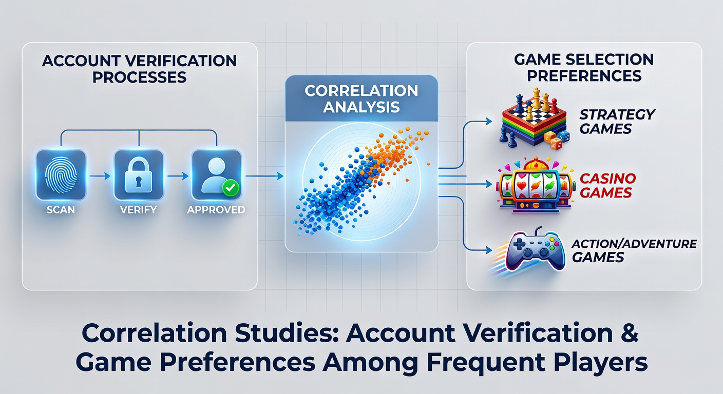 Research charts showing account verification timelines alongside player game selections in digital platforms