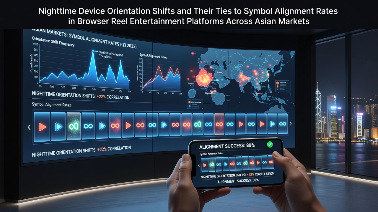 Nighttime mobile gaming sessions showing device rotation patterns in browser-based reel platforms across Asian markets