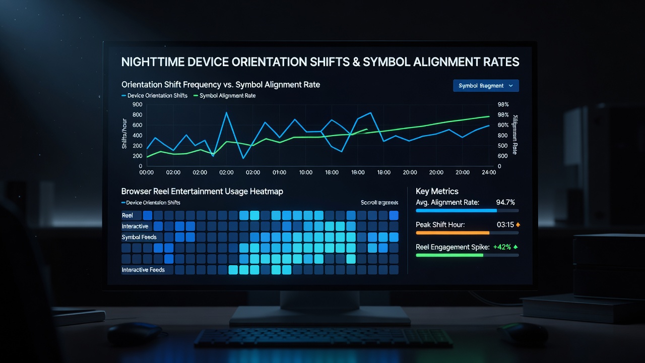 Comparative charts of symbol alignment rates during nighttime device orientation changes on Asian browser reel platforms