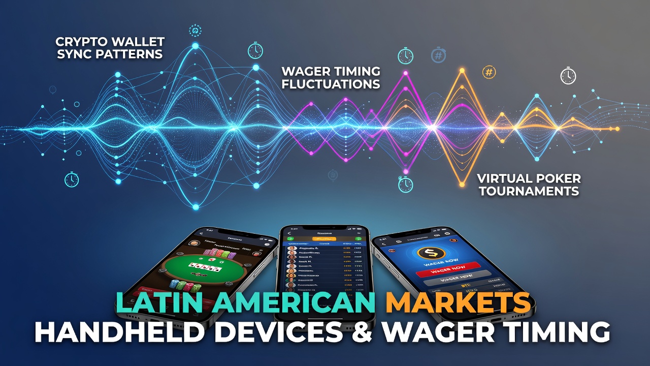 Mobile poker players in Latin America checking crypto wallet sync during tournament play on handheld devices