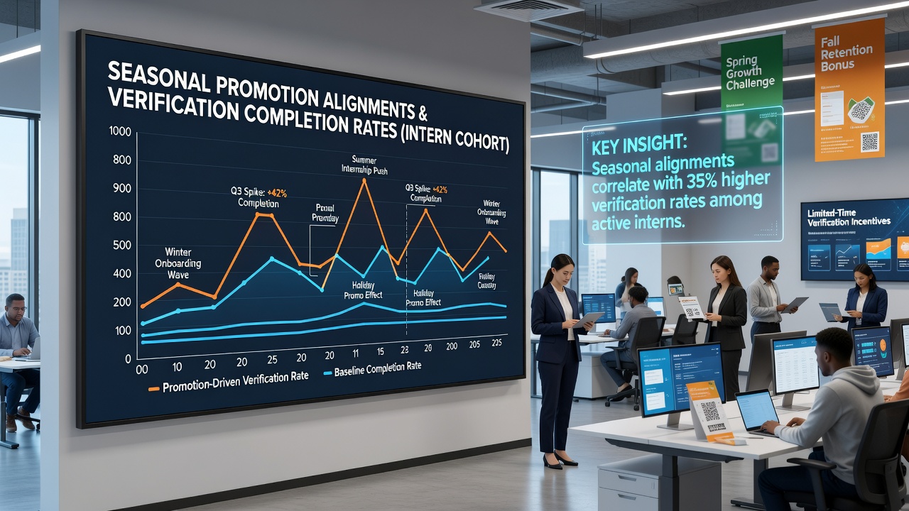 Chart illustrating correlation between promotion periods and account verification timelines across global gaming services